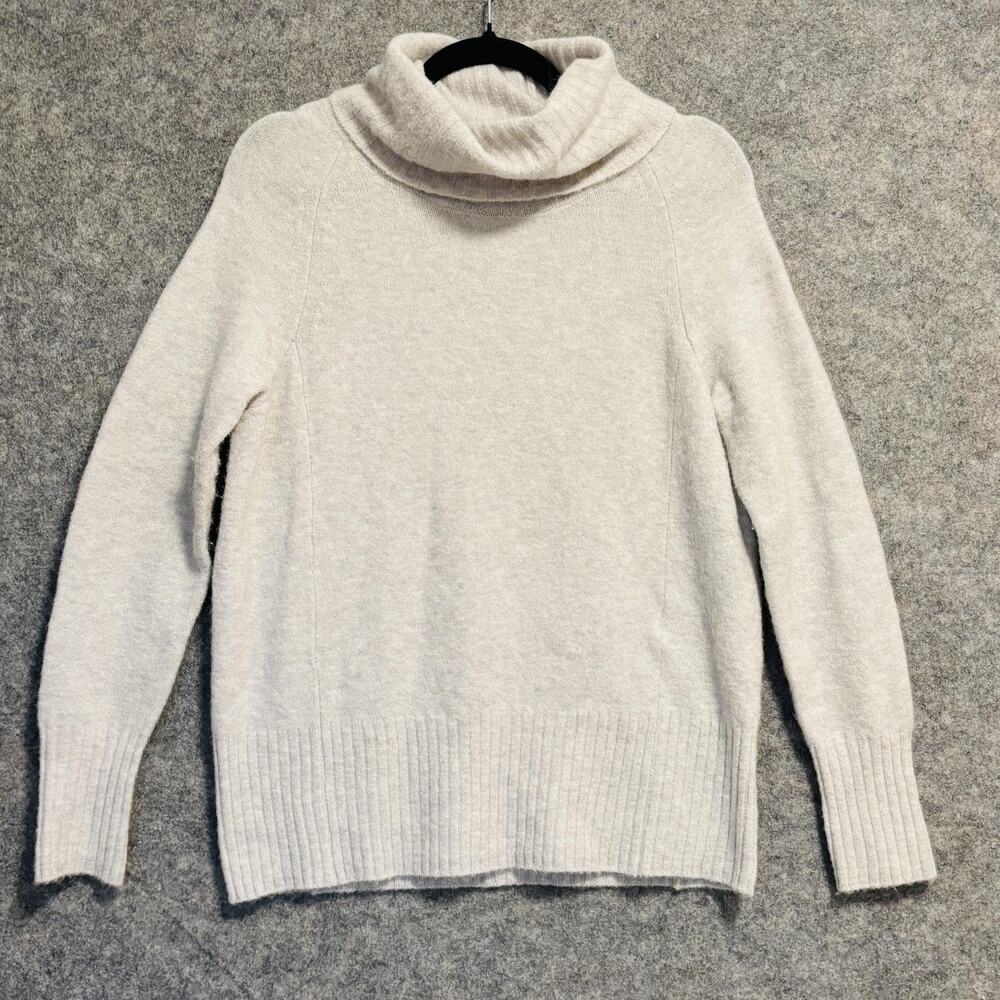 The Group Babaton Sweater Women Size XS Gray Knit Alpaca Blend Cowl Neck Raglan